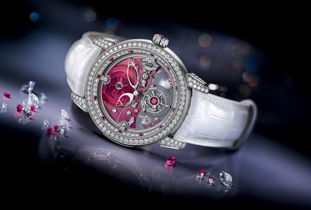 雅典表 Ulysse Nardin 推出全新 Royal Ruby 飞行陀飞轮 