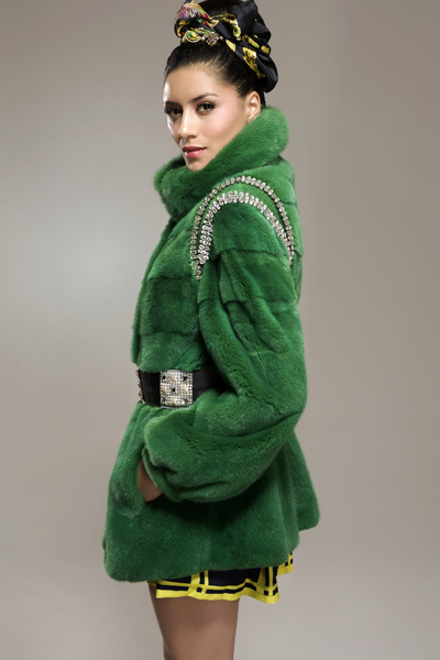 瓜尔佳丽2014皮草大片