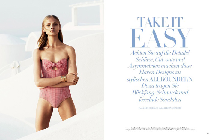 Anna Selezneva《Harper’s Bazaar》德国版2015年6/7月号