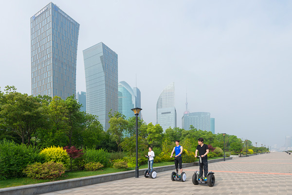 上海浦东文华东方酒店推出Segway灵动车驾驶体验