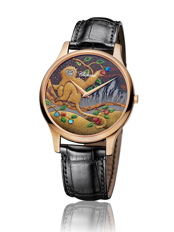 2016<a target='_blank' style='color: #666666;' href='http://brand.fengsung.com/chopard/' >萧邦</a>金猴贺岁限量莳绘腕表