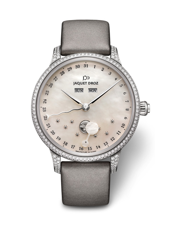 中秋雅韵，雅克德罗表盘上的花好月圆