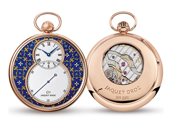 Jaquet Droz 雅克德罗：金箔雕花珐琅