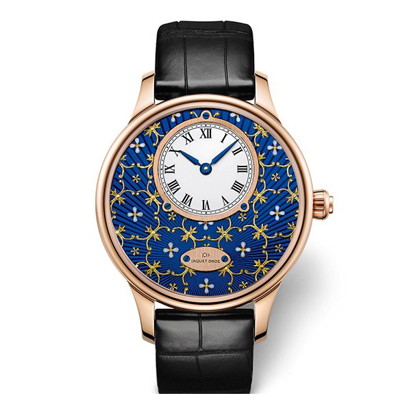 Jaquet Droz 雅克德罗：金箔雕花珐琅