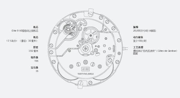 Elite 6150：最好看的绅士正装腕表