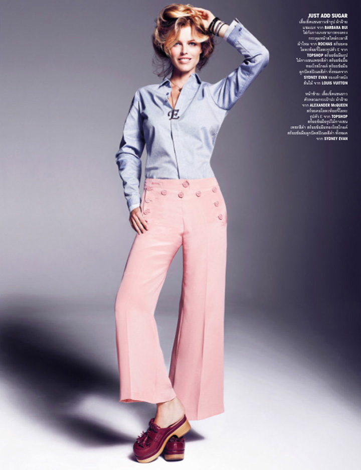 Eva Herzigova《Vogue》泰国版2014年1月号