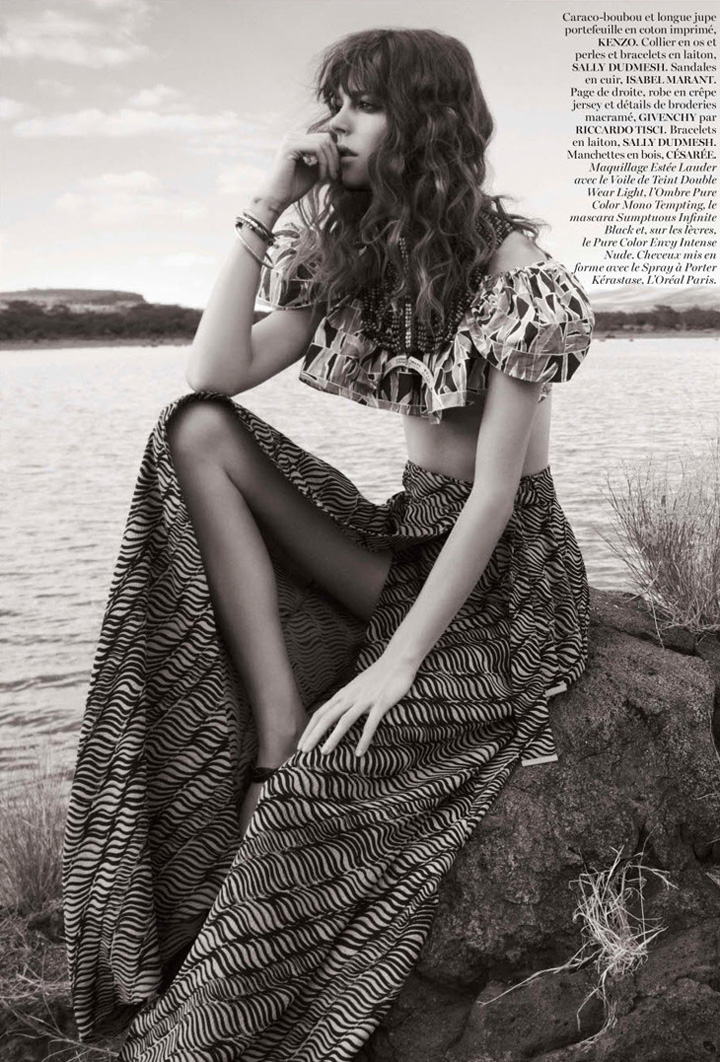 Freja Beha Erichsen《Vogue》法国版2014年4月号