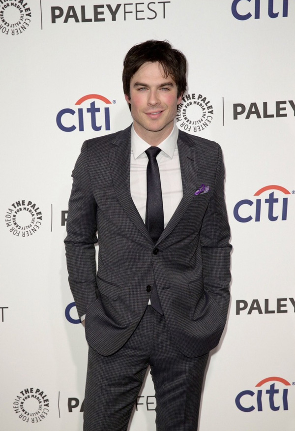 Ian Somerhalder 身着Z Zegna出席电视节