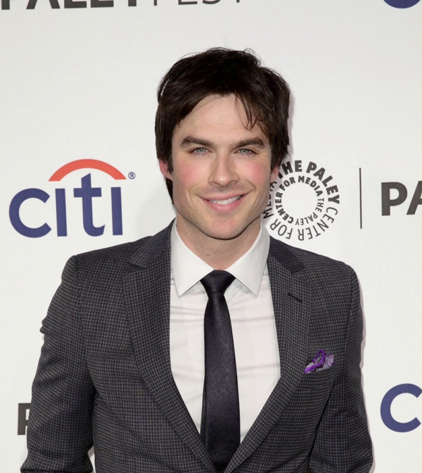 Ian Somerhalder 身着Z Zegna出席电视节