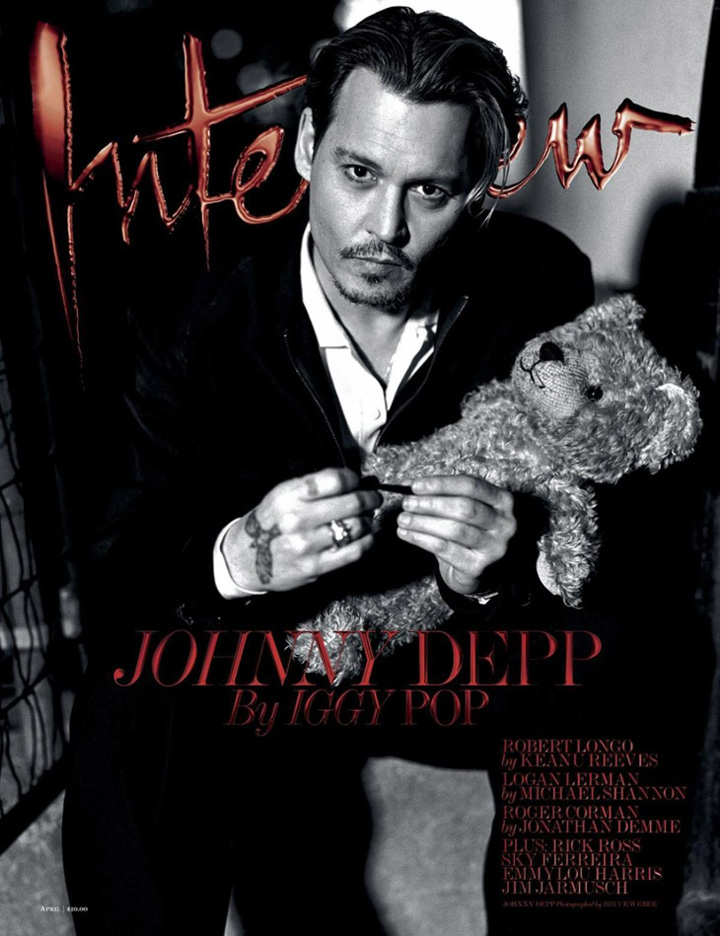 Johnny Depp《Interview》杂志2014年4月号