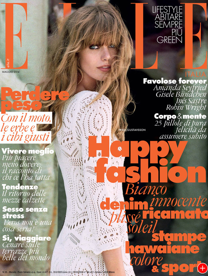 Frida Gustavsson《Elle》意大利版2014年5月号