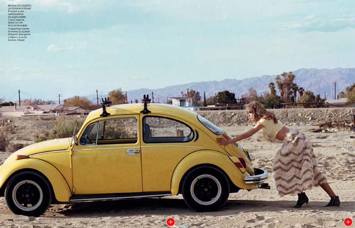 Frida Gustavsson《Elle》意大利版2014年5月号