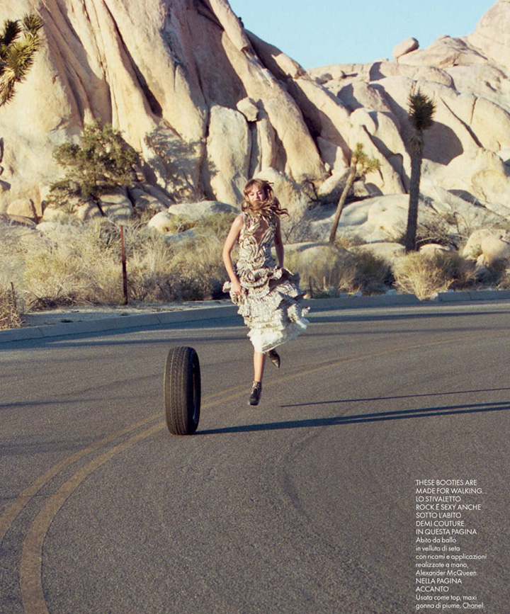 Frida Gustavsson《Elle》意大利版2014年5月号