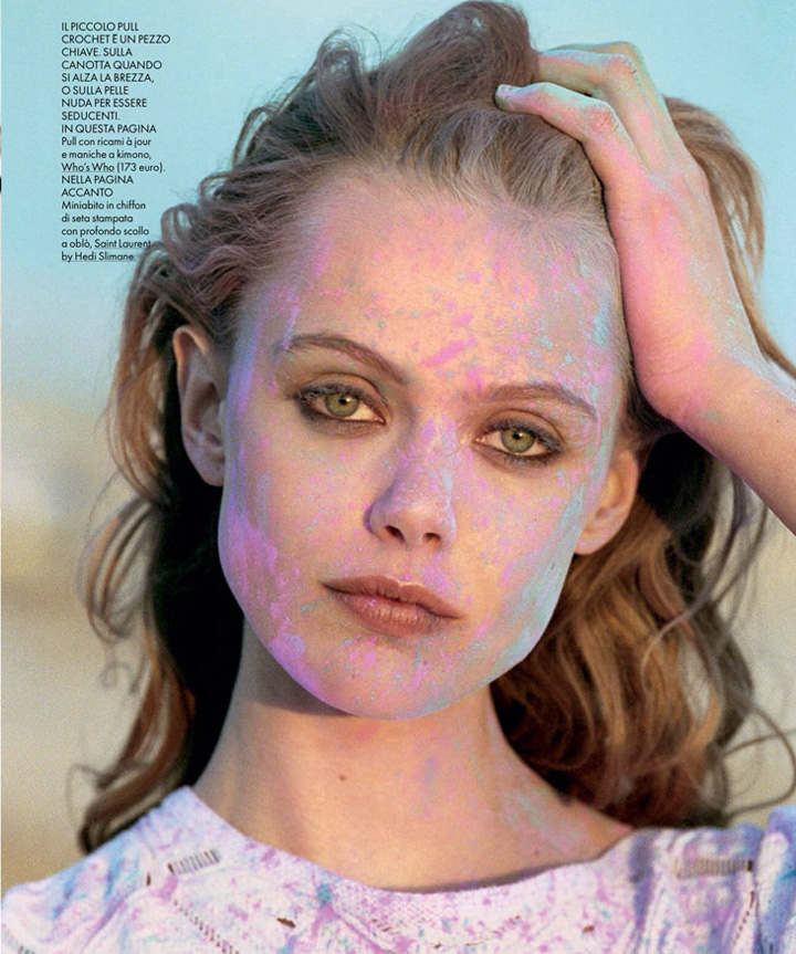 Frida Gustavsson《Elle》意大利版2014年5月号