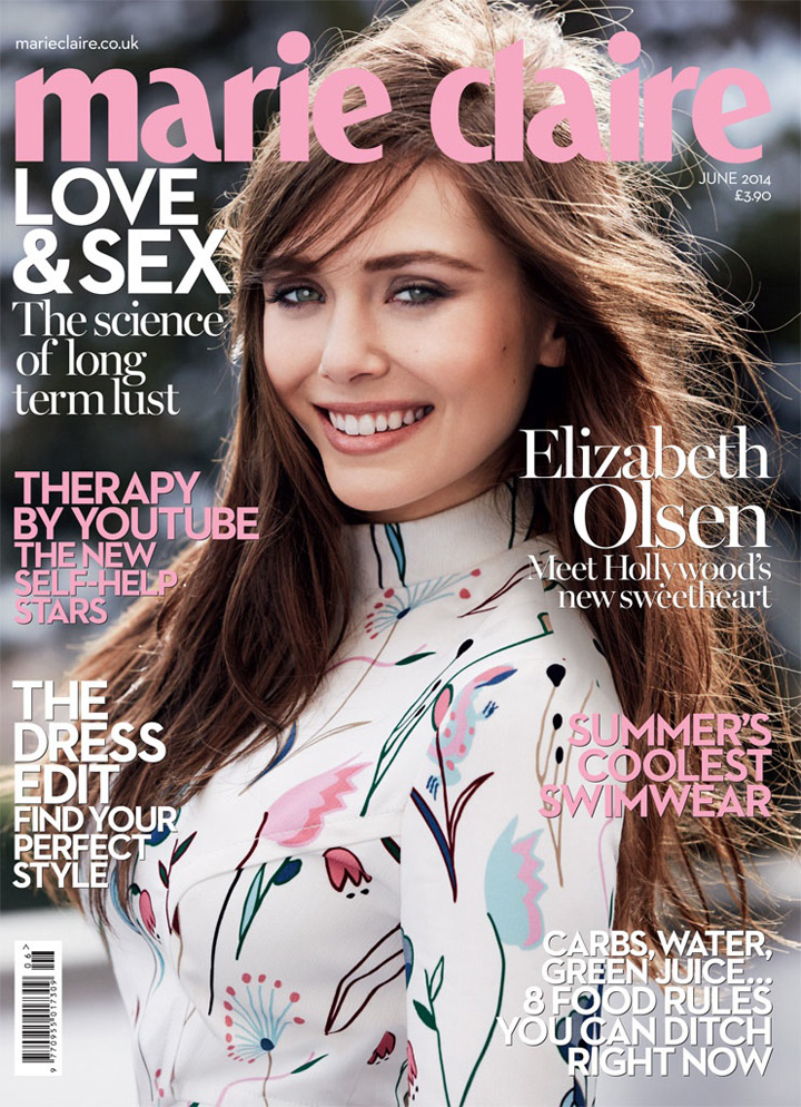 Elizabeth Olsen《Marie Claire》英国版2014年6月号