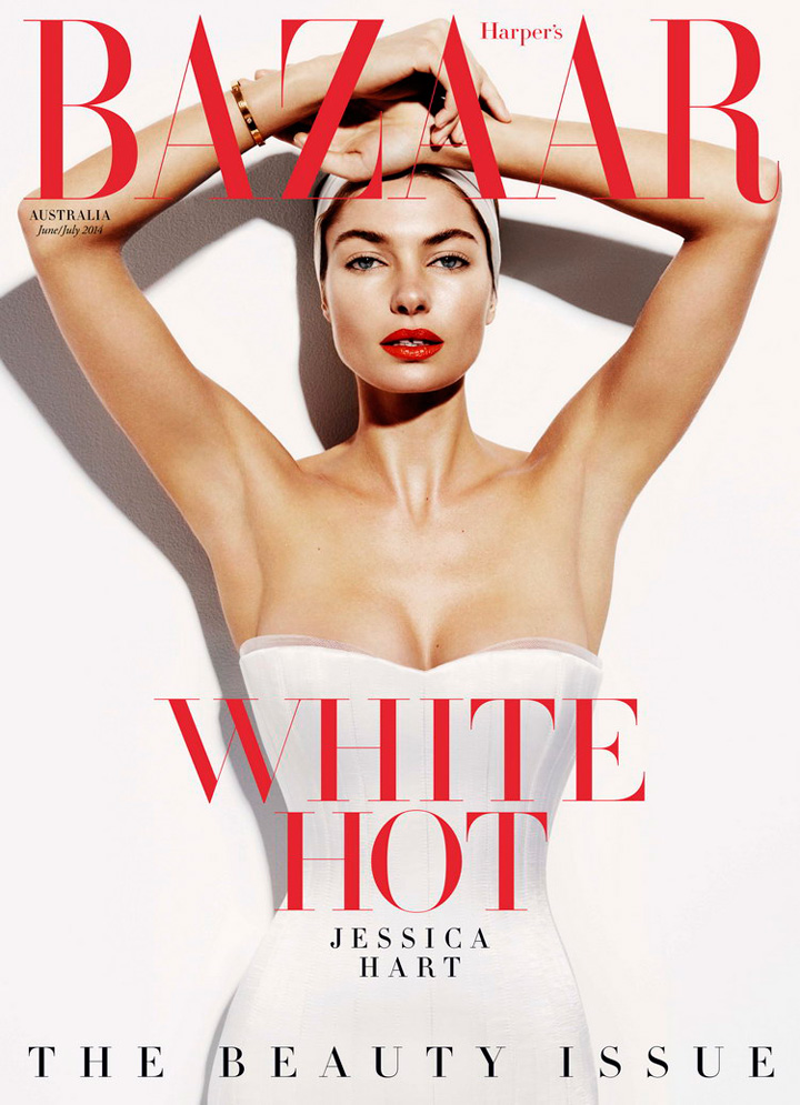 Jessica Hart《Harper's Bazaar》澳大利亚版2014年6/7月号