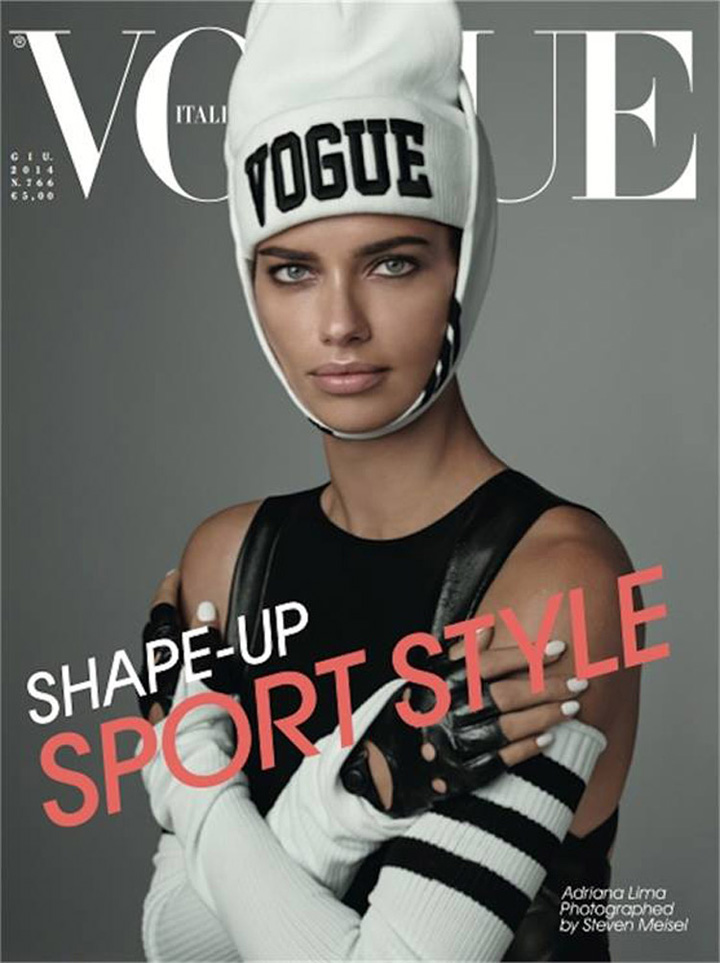 Adriana Lima《Vogue》意大利版2014年6月号