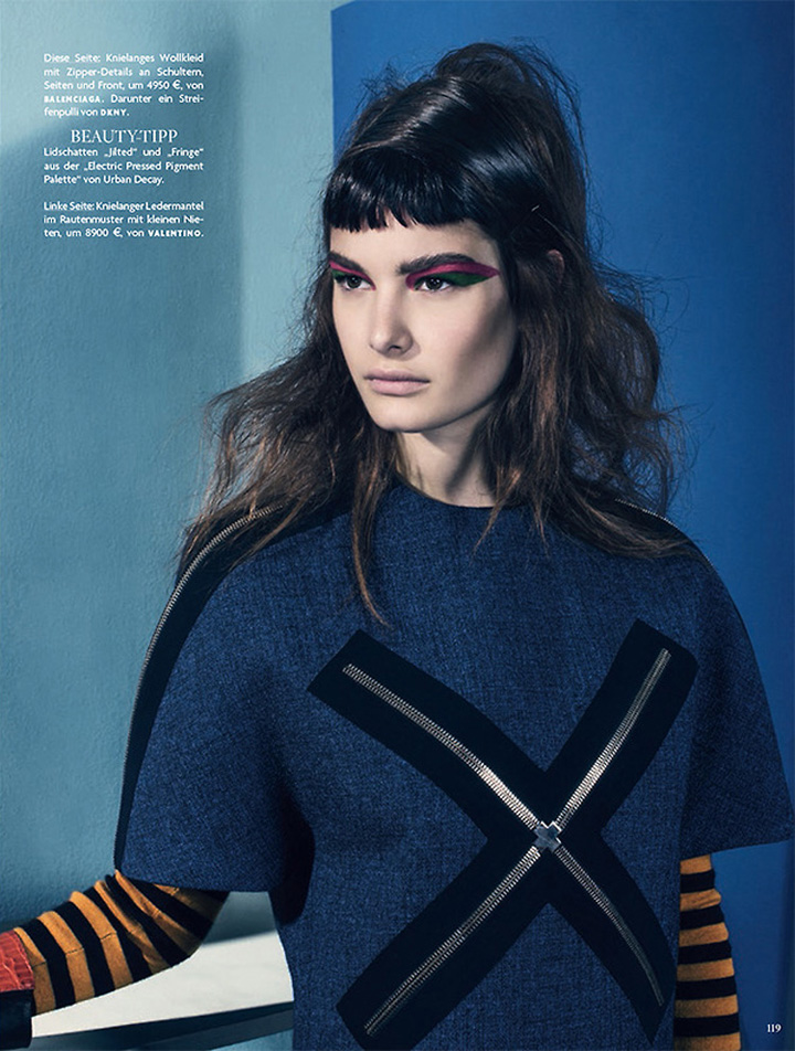 Ophelie Guillermand《Vogue》德国版2014年7月号