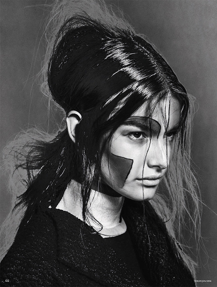 Ophelie Guillermand《Vogue》德国版2014年7月号