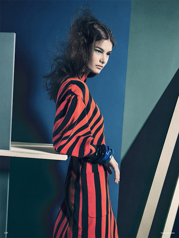 Ophelie Guillermand《Vogue》德国版2014年7月号