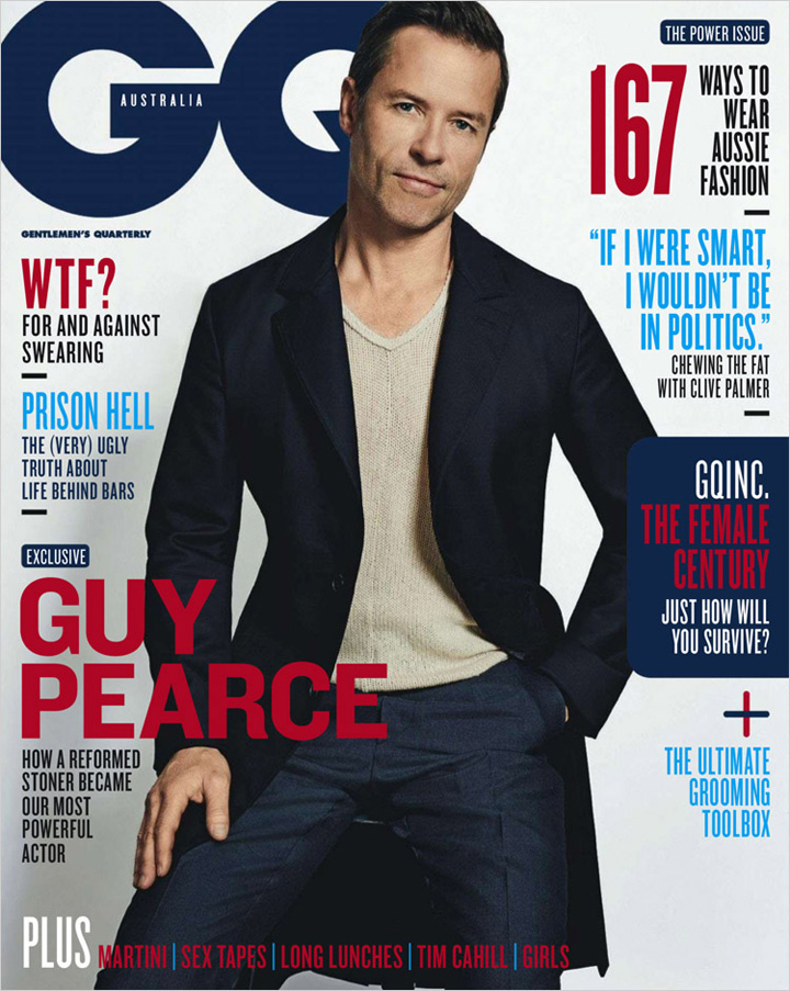 Guy Pearce《GQ》澳大利亚2014年8月号