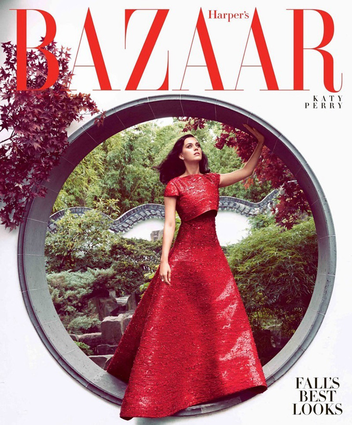 Katy Perry《Harper’s Bazaar》美国版2014年10月号