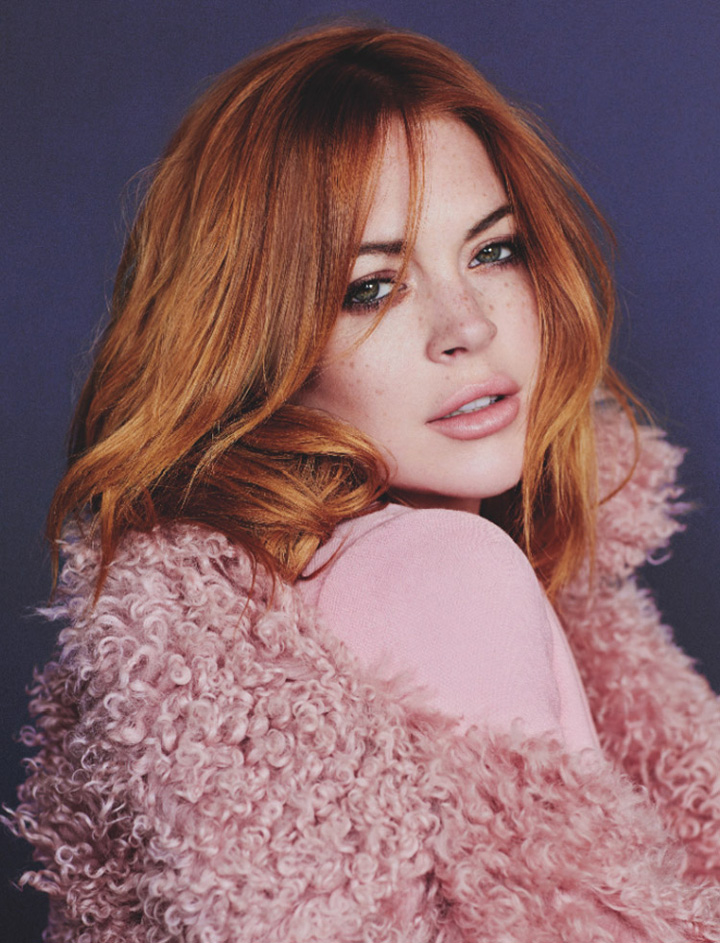 Lindsay Lohan《Wonderland》2014年10月号