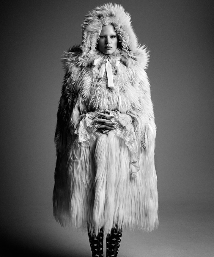 Anna Ewers《Interview》杂志2014年9月号