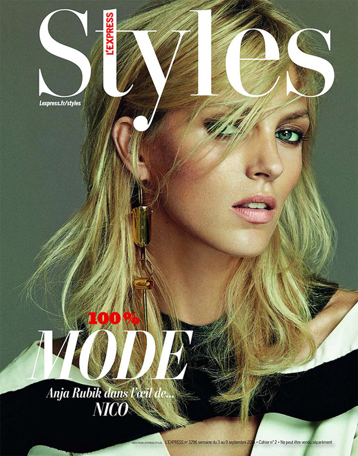 Anja Rubik《L’express Styles》2014年9月号