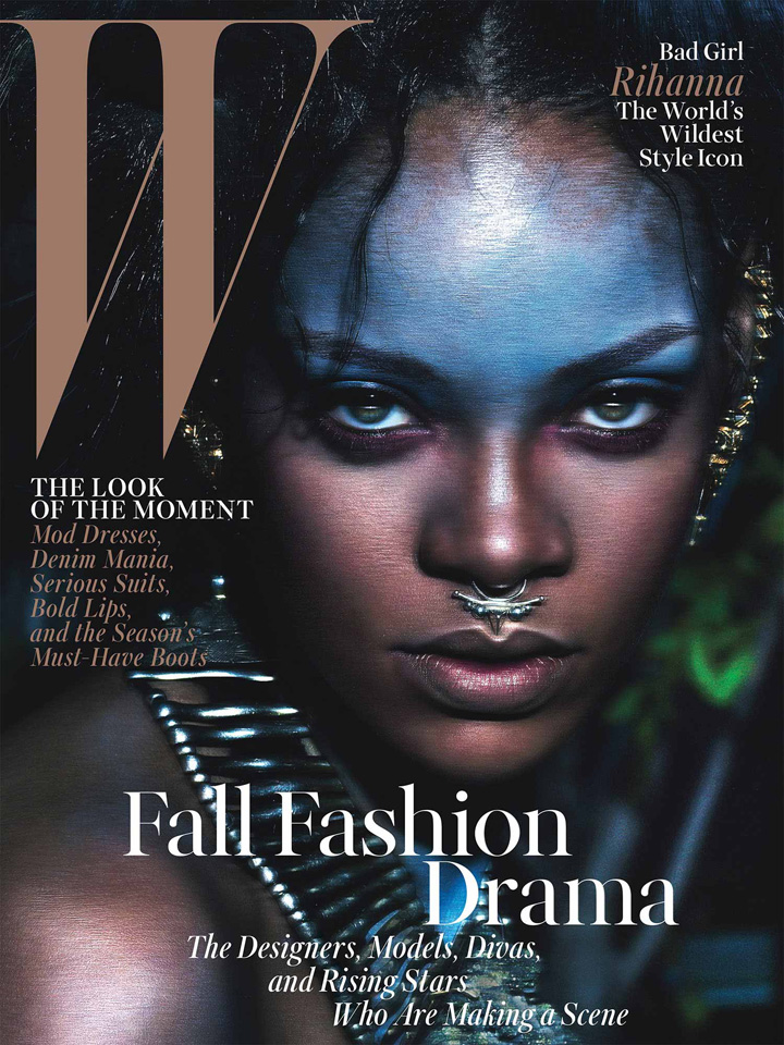 Rihanna《W》美国版2014年9月号