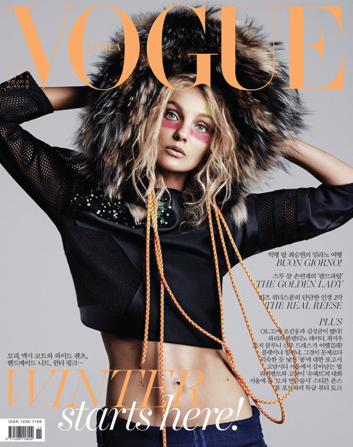 Caroline Trentini《Vogue》韩国版2014年11月号