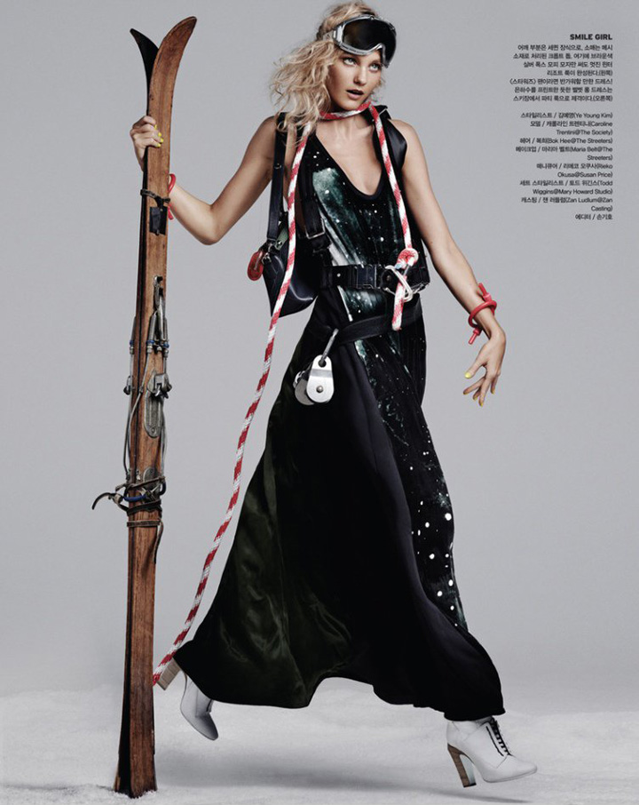 Caroline Trentini《Vogue》韩国版2014年11月号