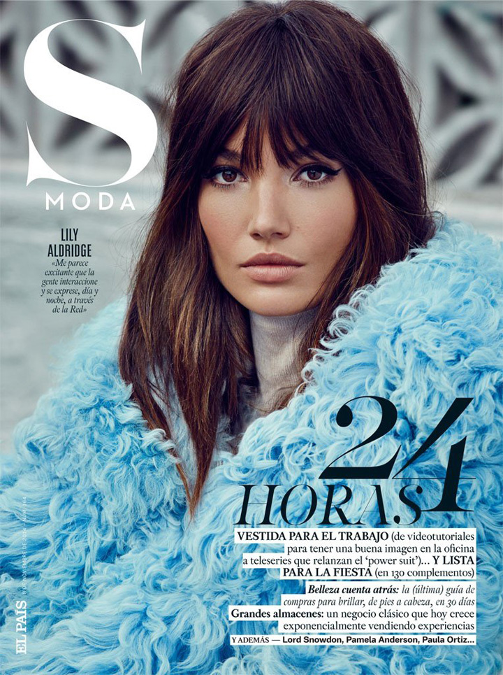 Lily Aldridge《S Moda》杂志2014年11月号