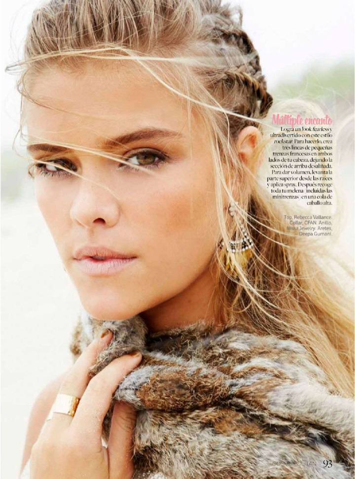 Nina Agdal《Cosmopolitan》墨西哥版2015年1月号