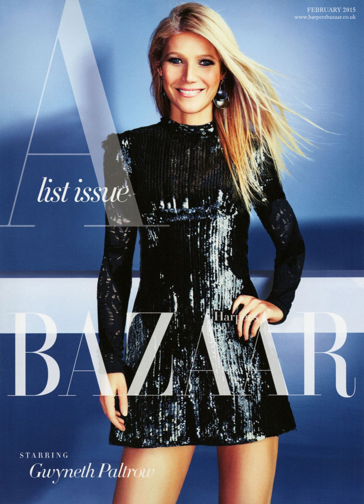 Gwyneth Paltrow 《Harper’s Bazaar》2015年2月号