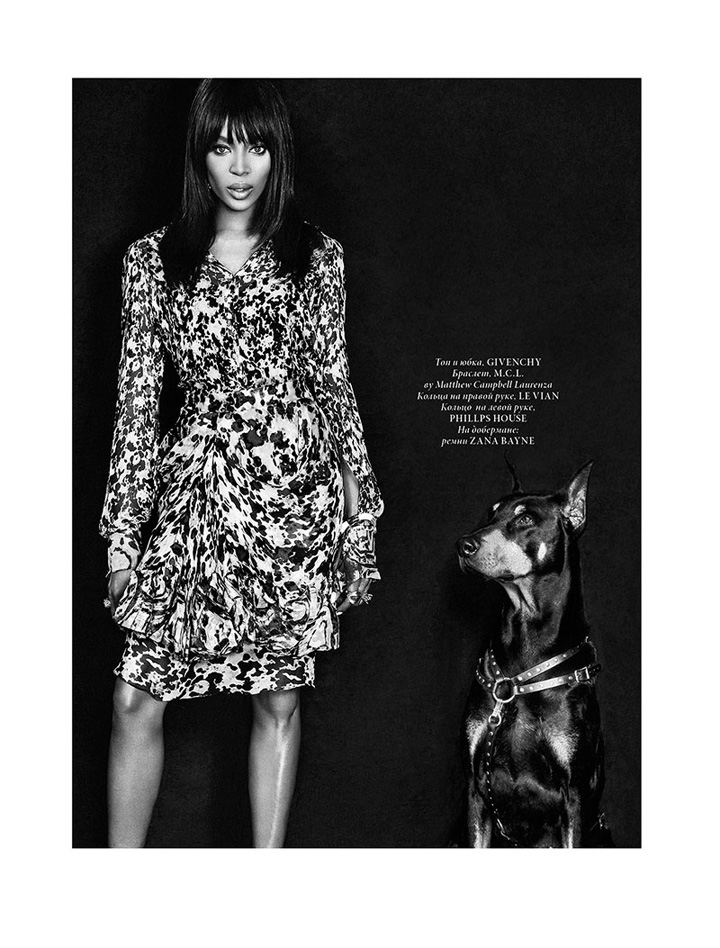 Naomi Campbell《L’Officiel》乌克兰版2015年1月号