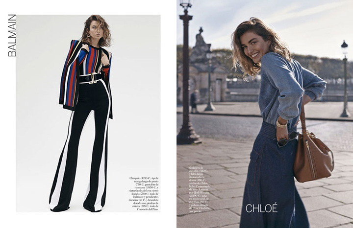 Andreea Diaconu《Vogue》西班牙版2015年2月号