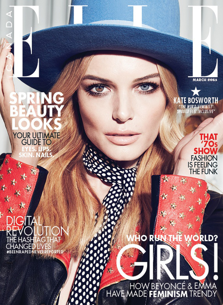 Kate Bosworth《Elle》加拿大版2015年3月号