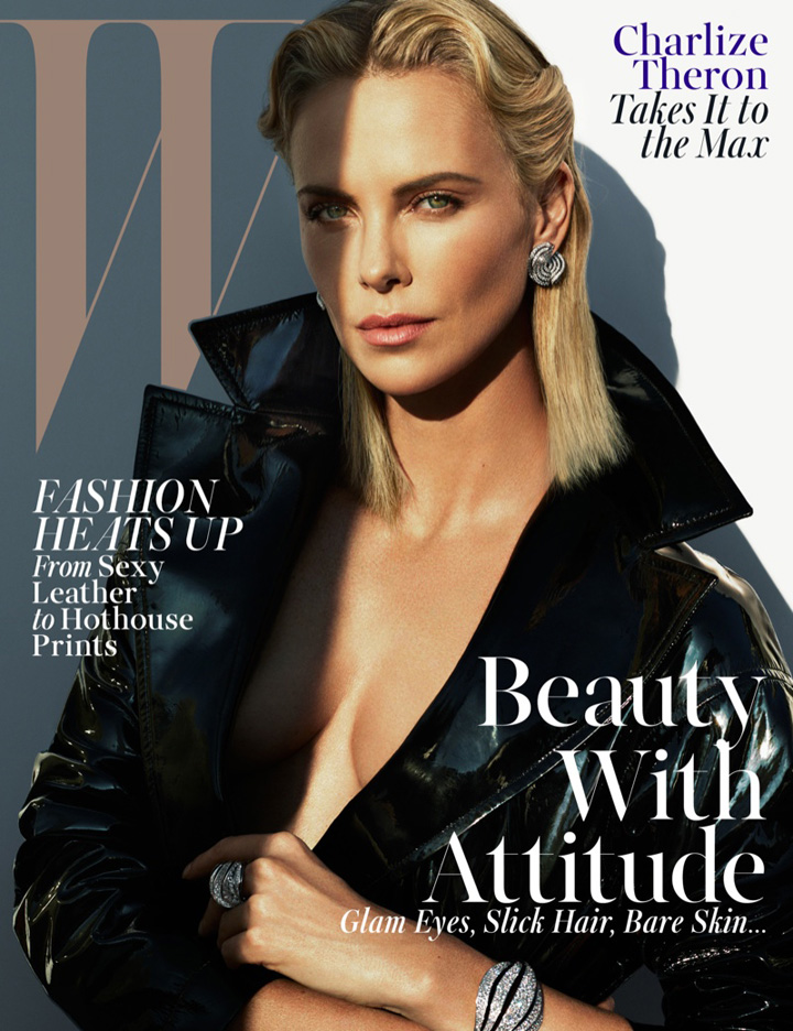 Charlize Theron《W》杂志2015年5月号