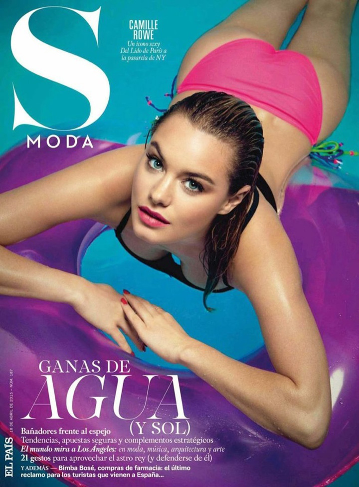 Camille Rowe《S Moda》杂志2015年4月号