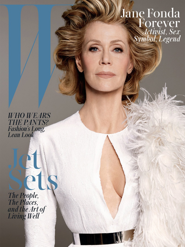 Jane Fonda《W》杂志2015年6/7月号