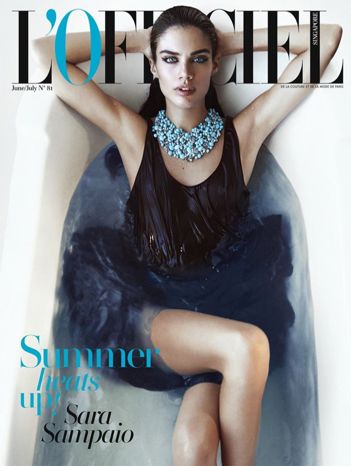 Sara Sampaio《L’Officiel》新加坡版2015年6/7月号