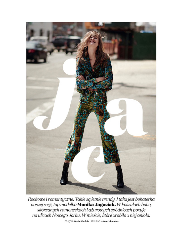 Jac Jagaciak《Elle》波兰版2015年8月号