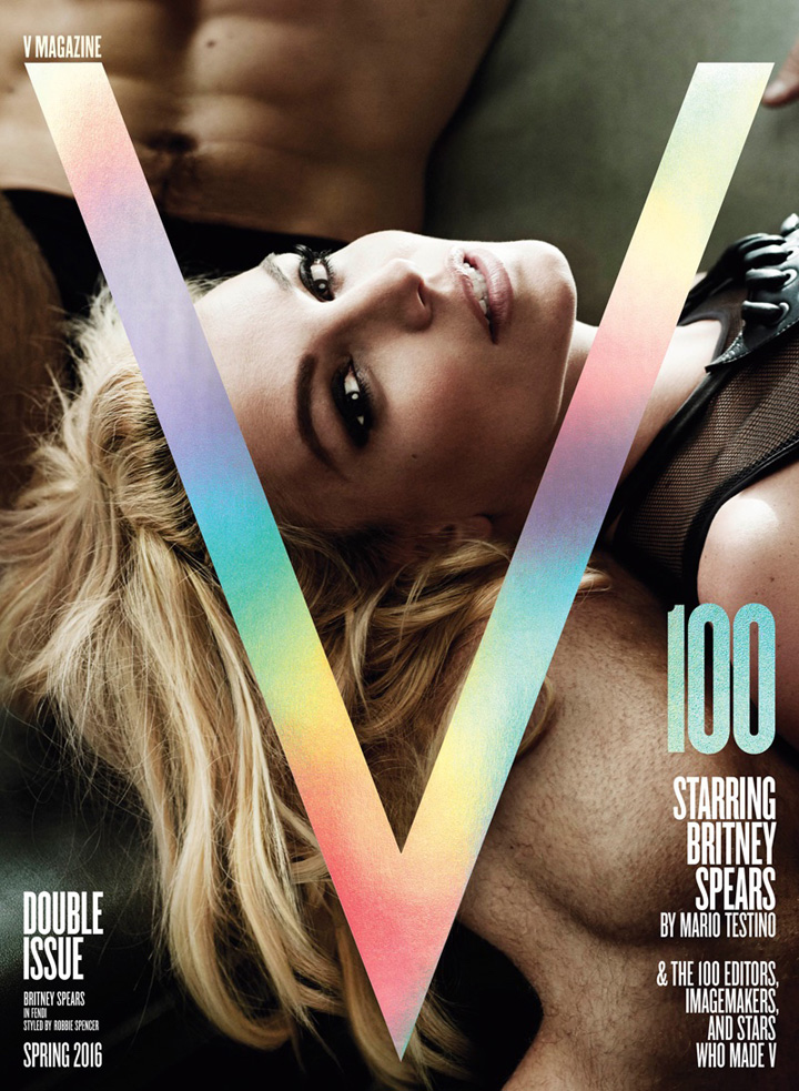 Britney Spears《V》杂志第100期