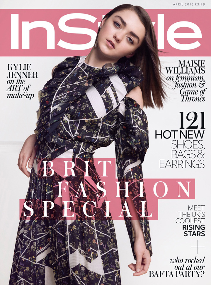 Maisie Williams《InStyle》英国版2016年4月号