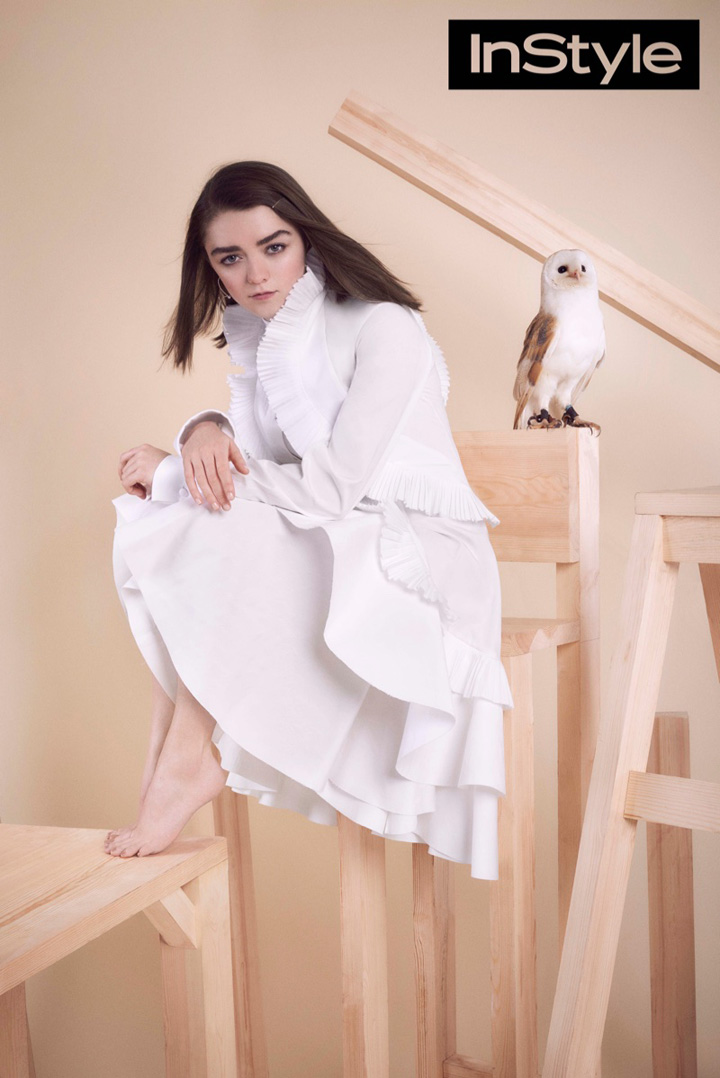 Maisie Williams《InStyle》英国版2016年4月号