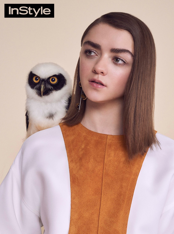 Maisie Williams《InStyle》英国版2016年4月号