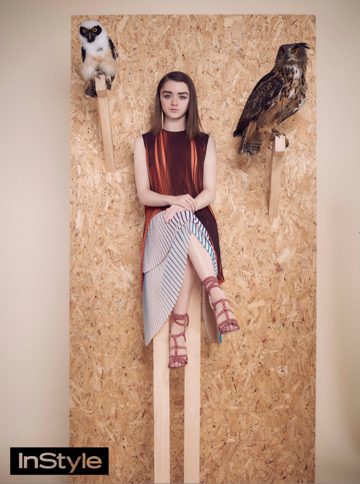 Maisie Williams《InStyle》英国版2016年4月号