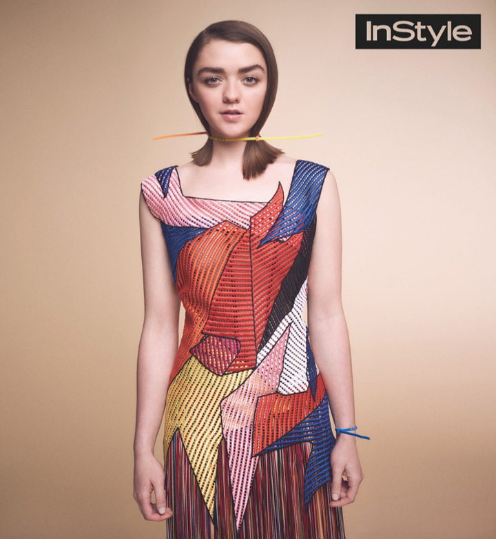 Maisie Williams《InStyle》英国版2016年4月号