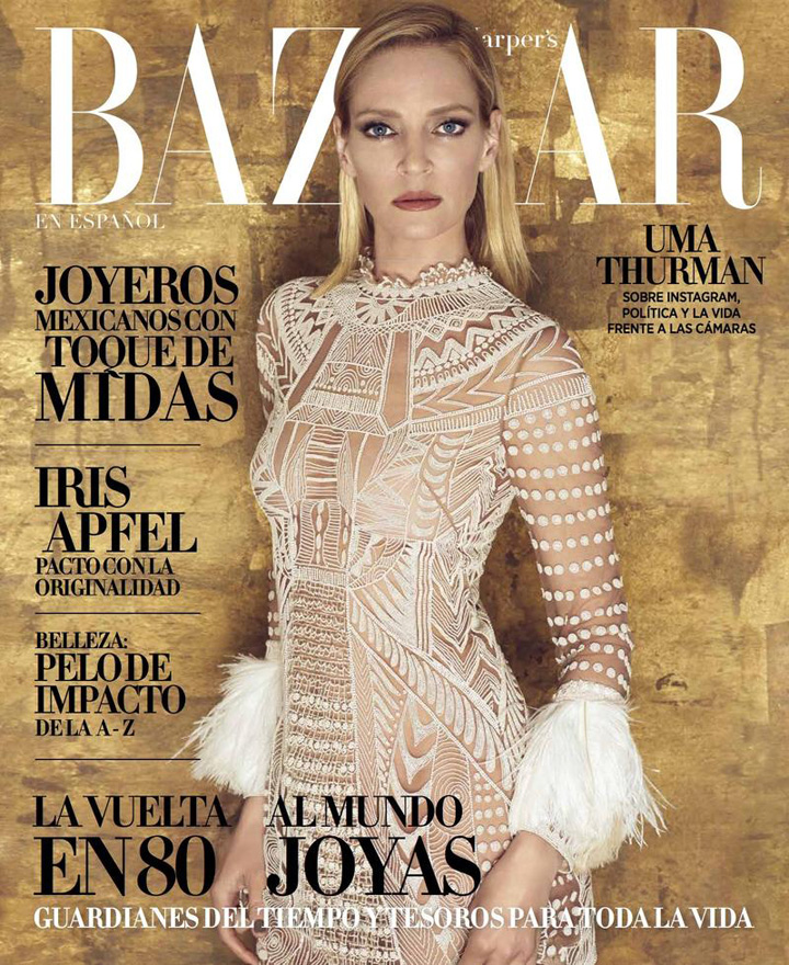 Uma Thurman《Harper's Bazaar》墨西哥版2016年5月号